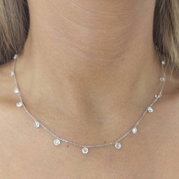Rhodium / zirc. blancs